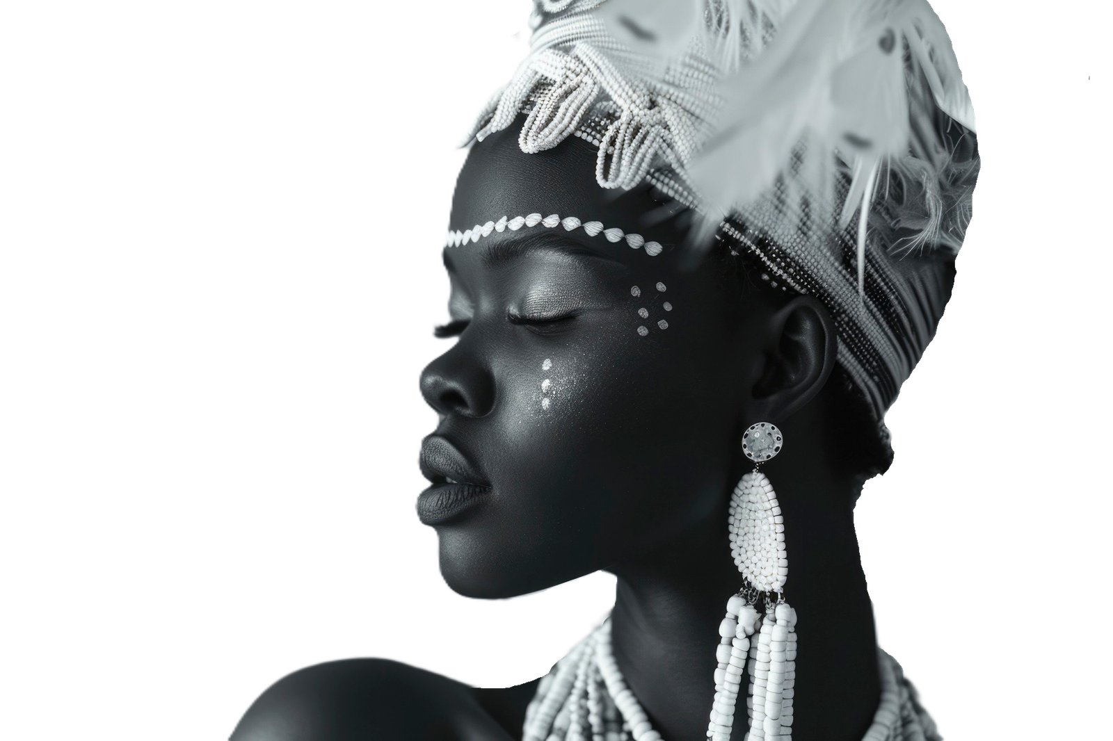 Retrato en blanco y negro